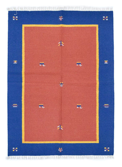 Moderne kilim Teppe 140x200cm - Ullteppe