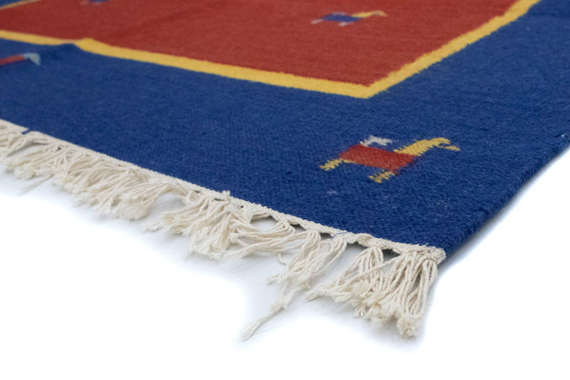 Moderne kilim Teppe 200x140cm - Ullteppe