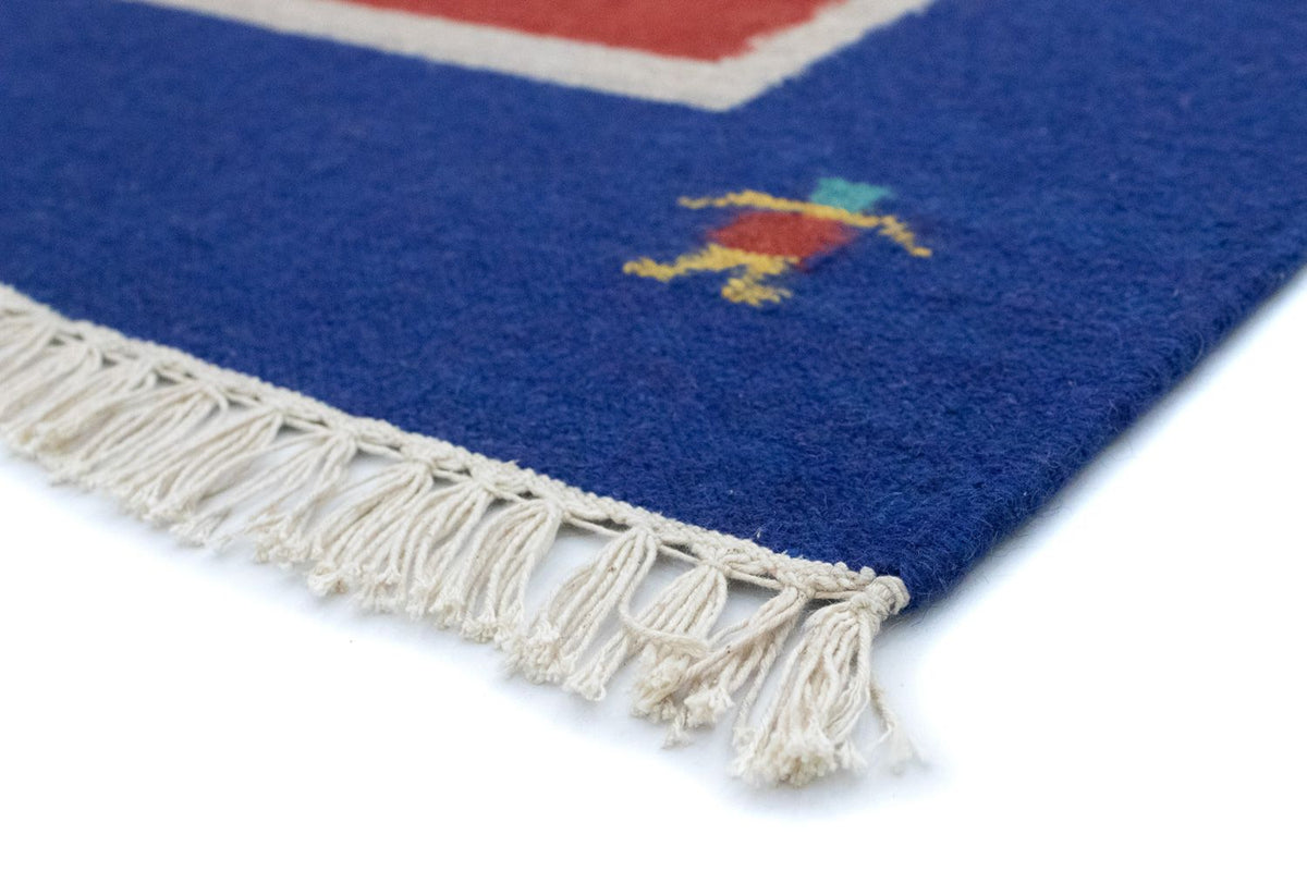 Moderne kilim Teppe 140x200cm - Ullteppe