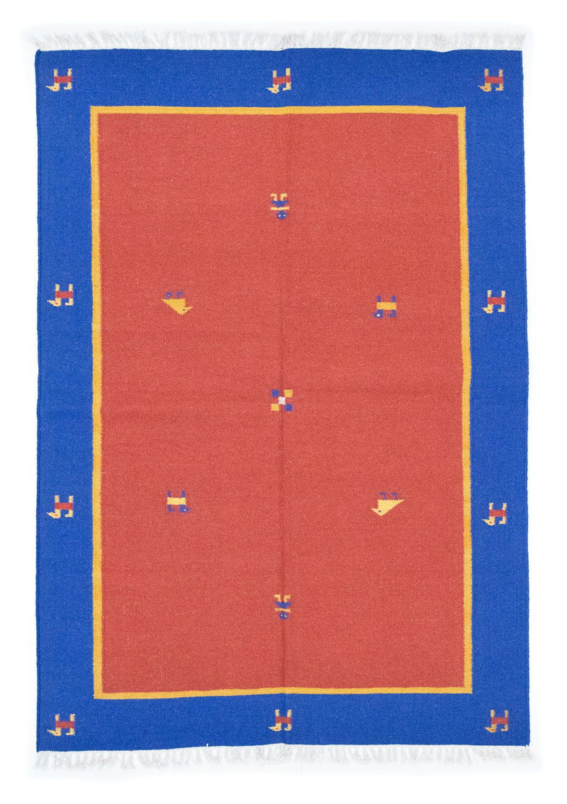 Moderne kilim Teppe 200x140cm - Ullteppe