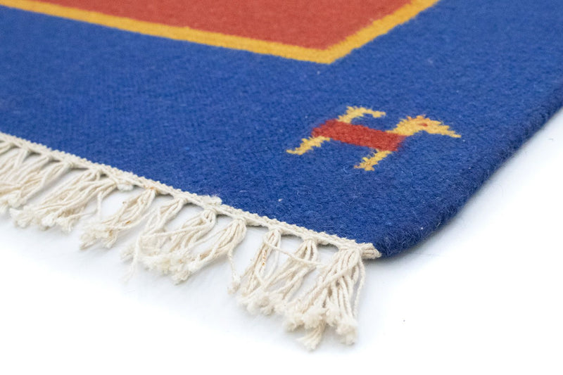 Moderne kilim Teppe 200x140cm - Ullteppe
