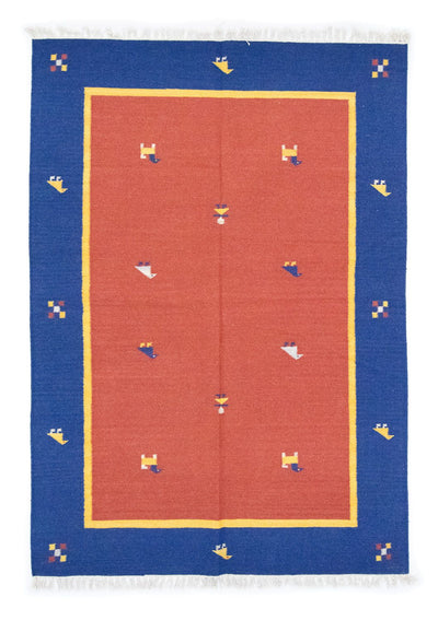 Moderne kilim Teppe 140x200cm - Ullteppe