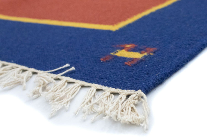 Moderne kilim Teppe 200x140cm - Ullteppe