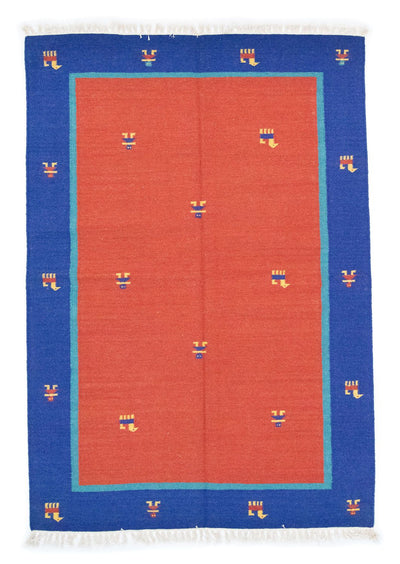 Moderne kilim Teppe 140x200cm - Ullteppe