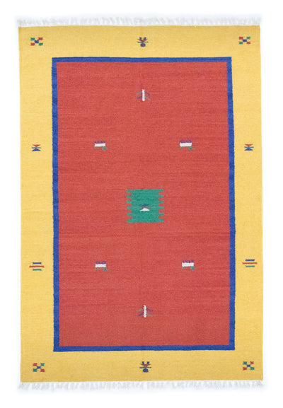 Moderne kilim Teppe 140x200cm - Ullteppe