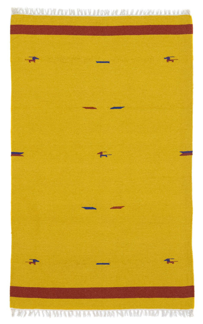 Moderne kilim Teppe 180x120cm - Ullteppe