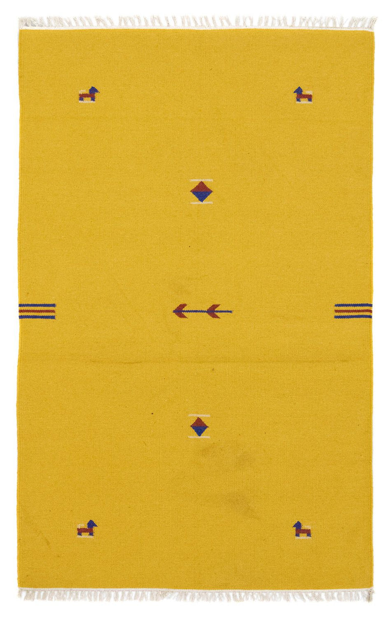 Moderne kilim Teppe 180x120cm - Ullteppe