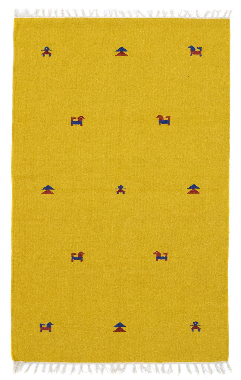 Moderne kilim Teppe 180x120cm - Ullteppe
