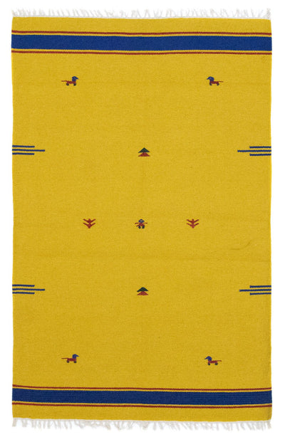 Moderne kilim Teppe 120x180cm - Ullteppe