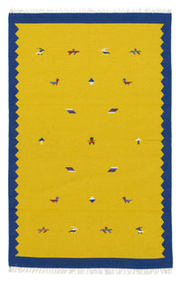 Moderne kilim Teppe 180x120cm - Ullteppe – product image