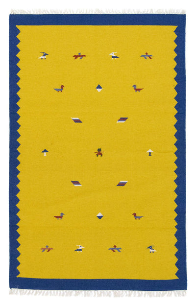 Moderne kilim Teppe 120x180cm - Ullteppe