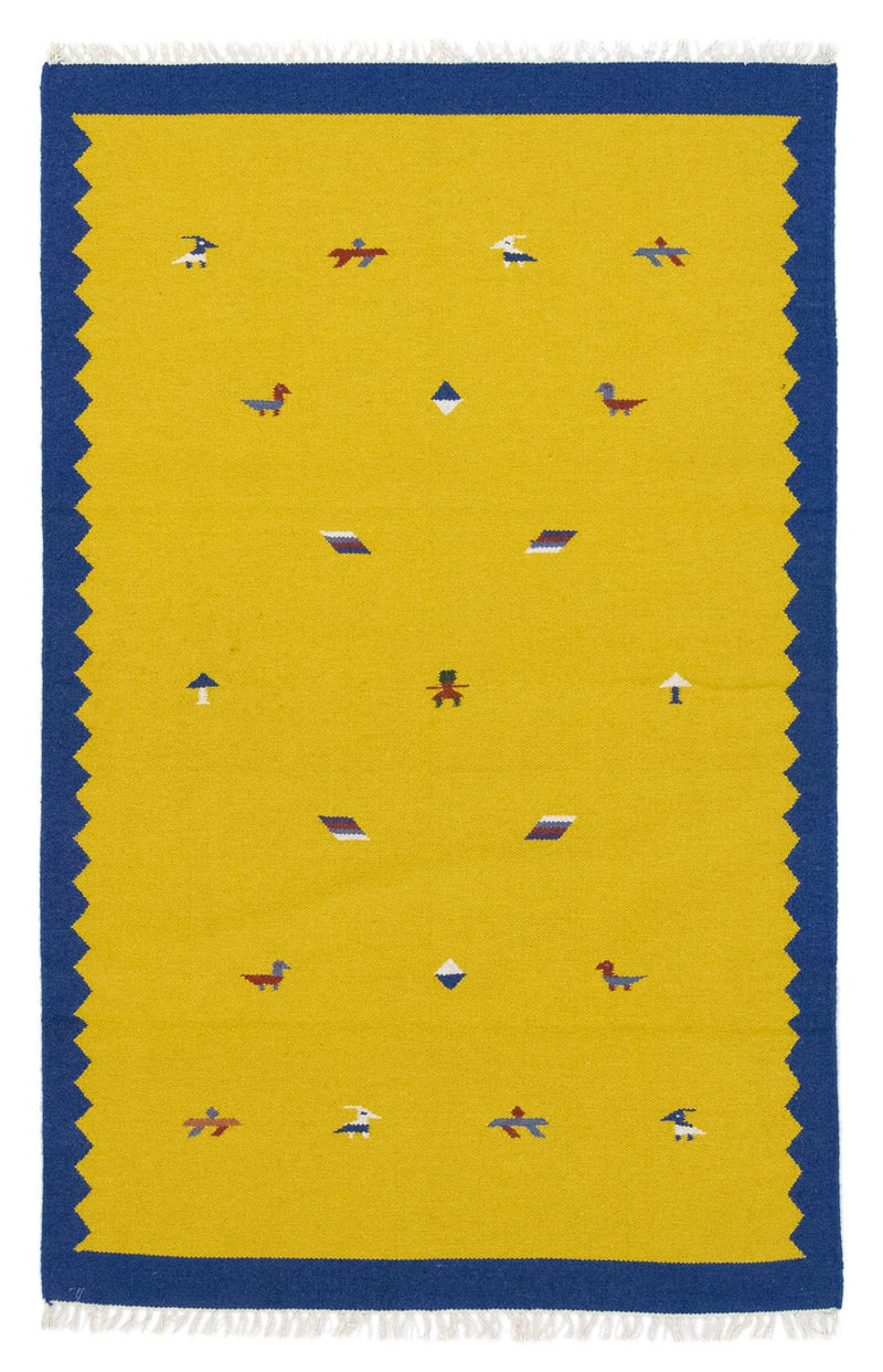 Moderne kilim Teppe 180x120cm - Ullteppe