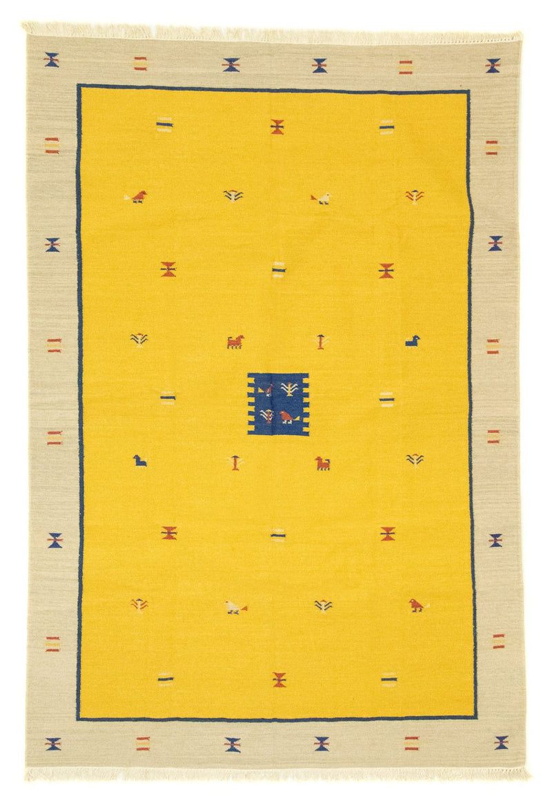 Moderne kilim Teppe 300x200cm - Ullteppe