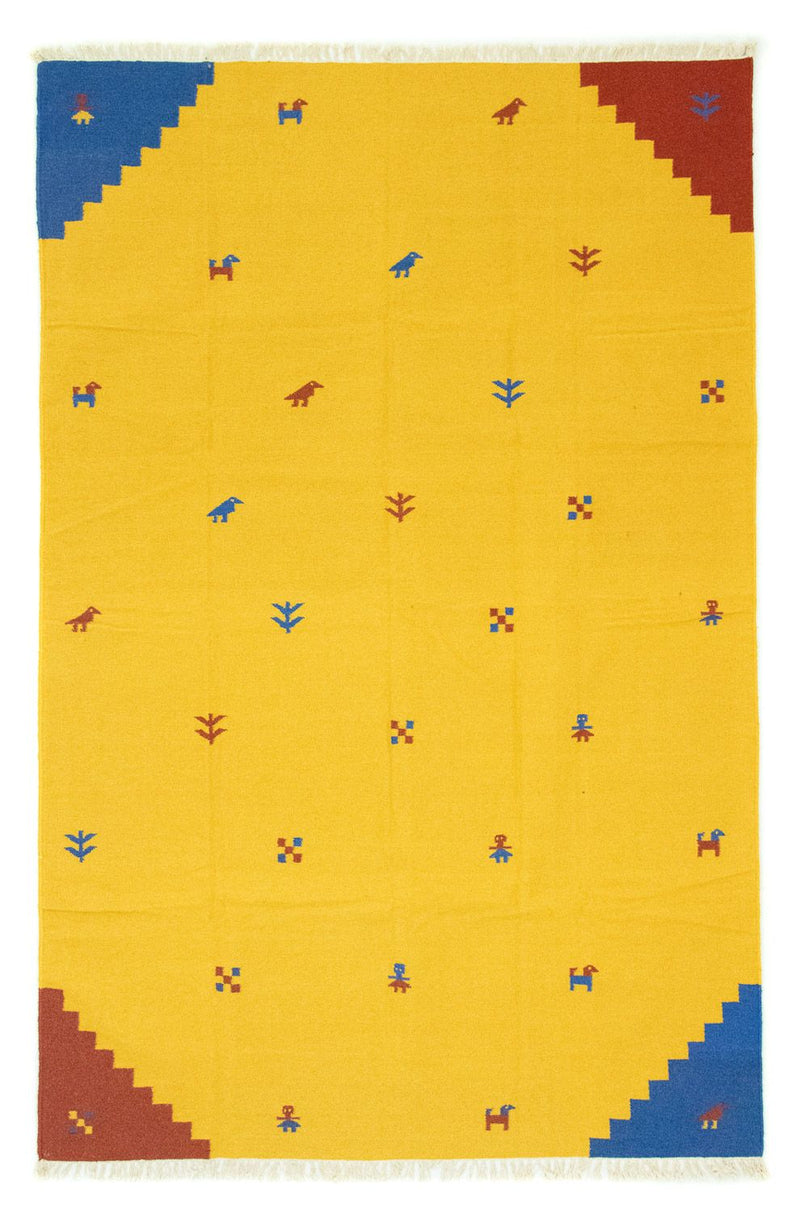 Moderne kilim Teppe 300x200cm - Ullteppe
