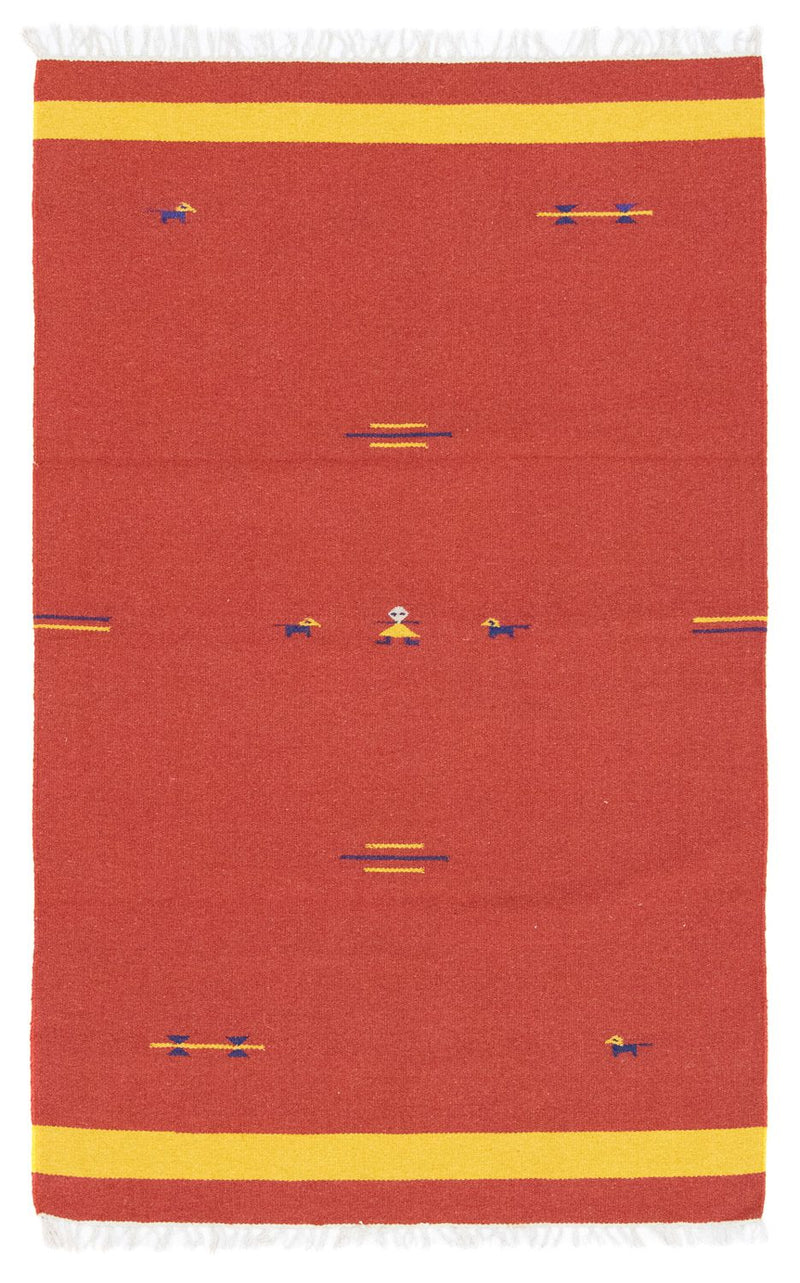 Moderne kilim Teppe 180x120cm - Ullteppe