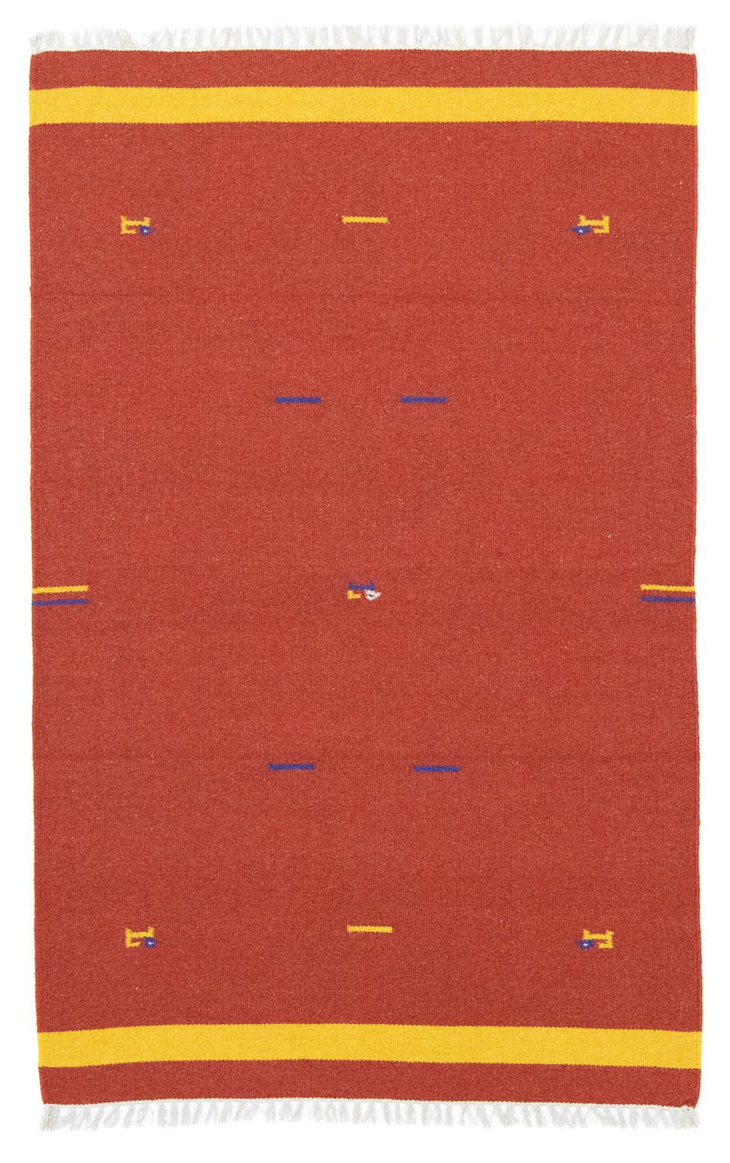 Moderne kilim Teppe 180x120cm - Ullteppe
