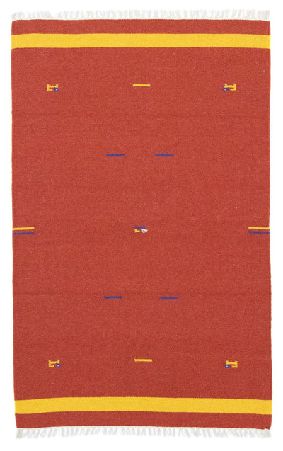 Moderne kilim Teppe 120x180cm - Ullteppe