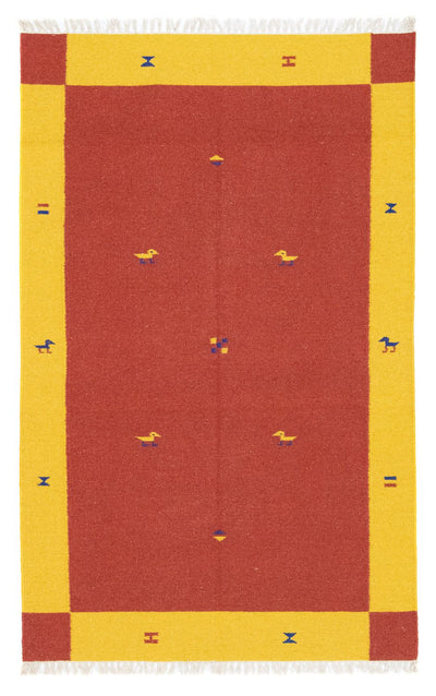 Moderne kilim Teppe 120x180cm - Ullteppe