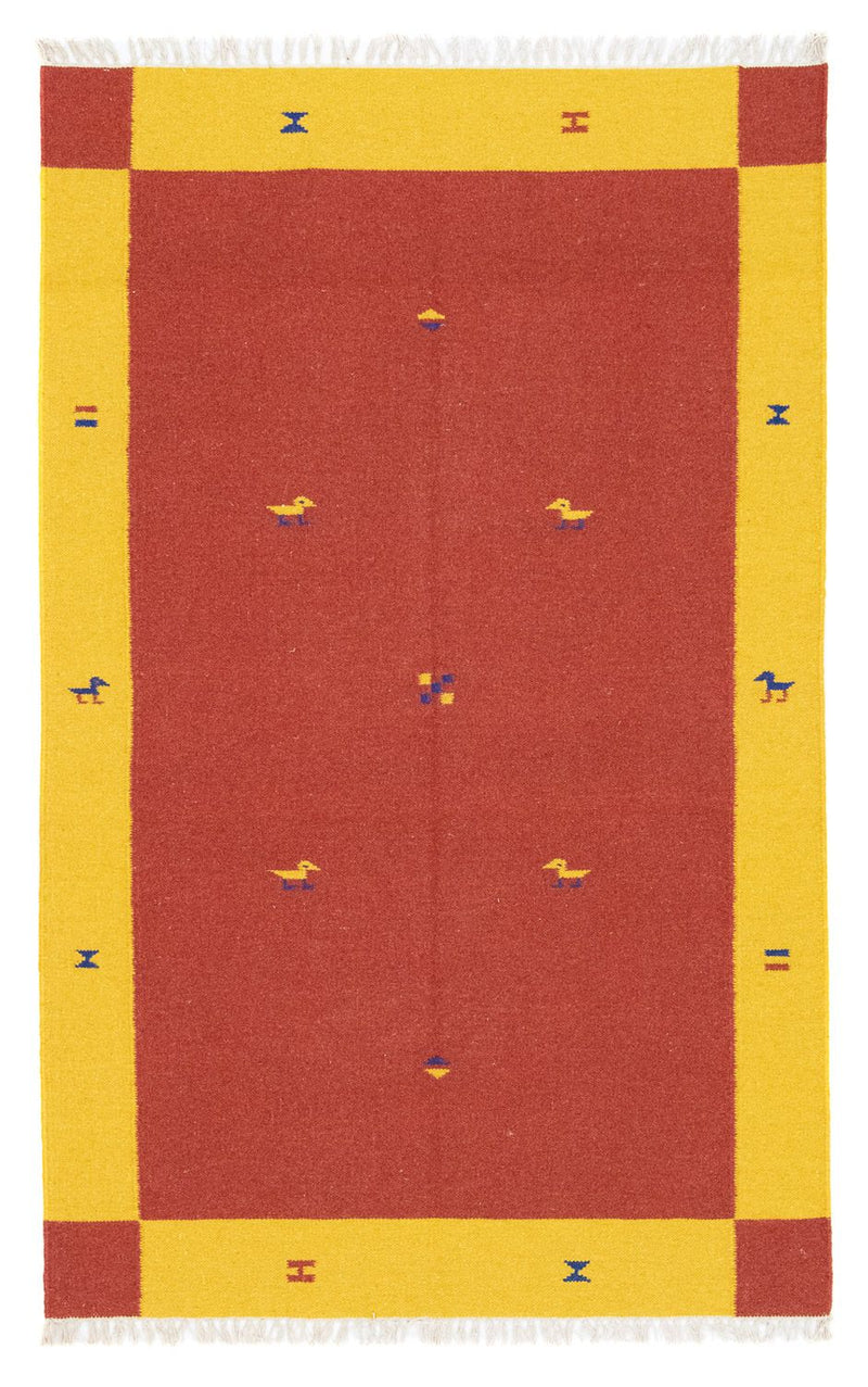 Moderne kilim Teppe 180x120cm - Ullteppe