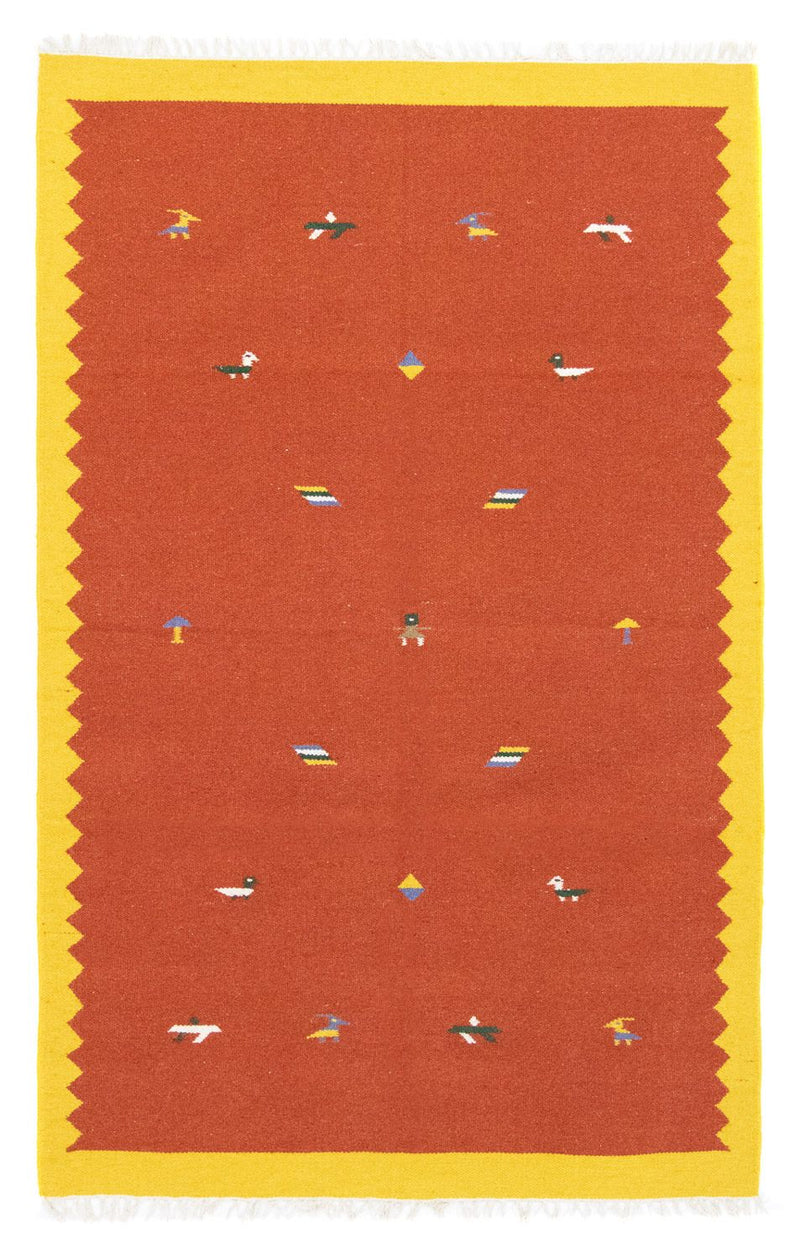 Moderne kilim Teppe 180x120cm - Ullteppe