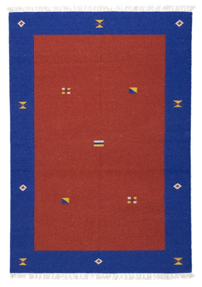 Moderne kilim Teppe 120x180cm - Ullteppe