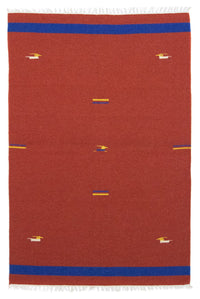 Moderne kilim Teppe 180x120cm - Ullteppe – product image