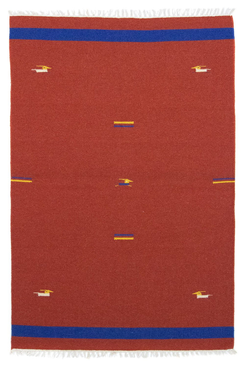 Moderne kilim Teppe 180x120cm - Ullteppe