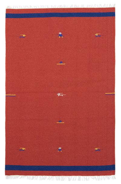 Moderne kilim Teppe 120x180cm - Ullteppe