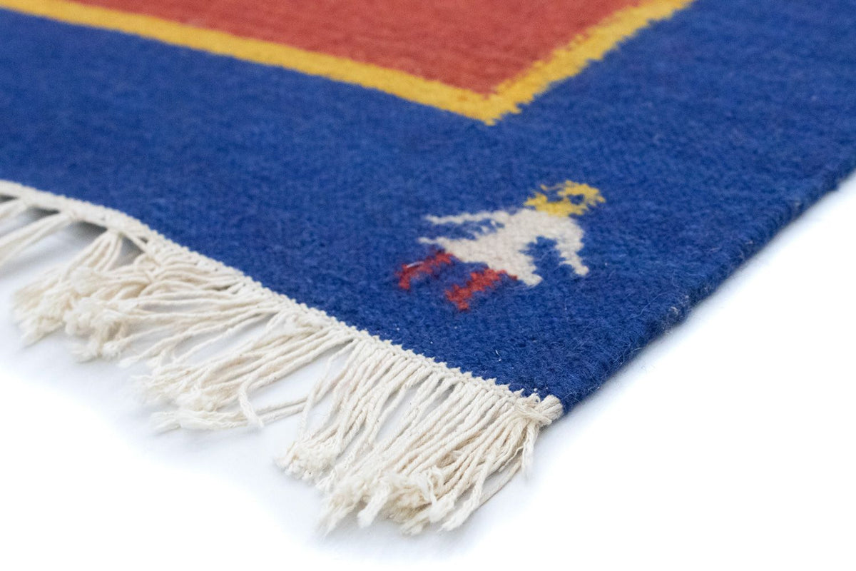 Moderne kilim Teppe 140x200cm - Ullteppe