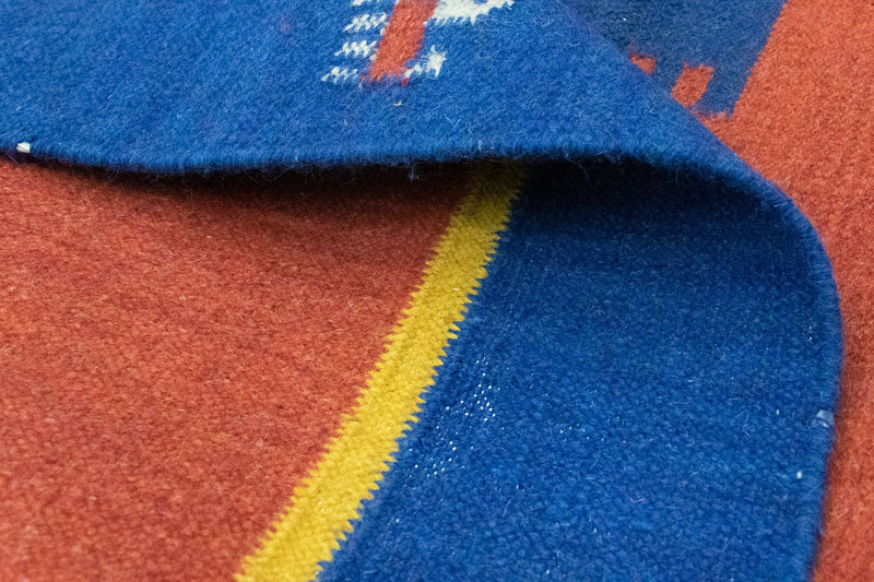 Moderne kilim Teppe 140x200cm - Ullteppe