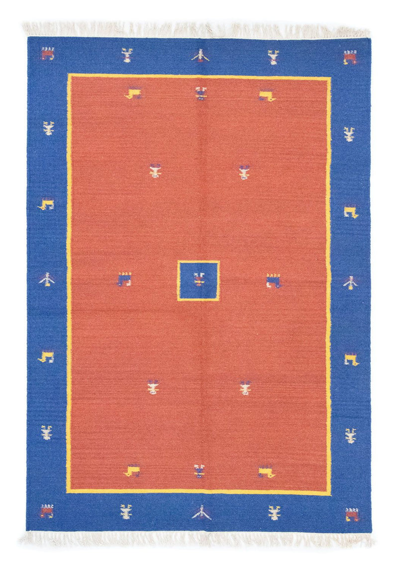 Moderne kilim Teppe 140x200cm - Ullteppe