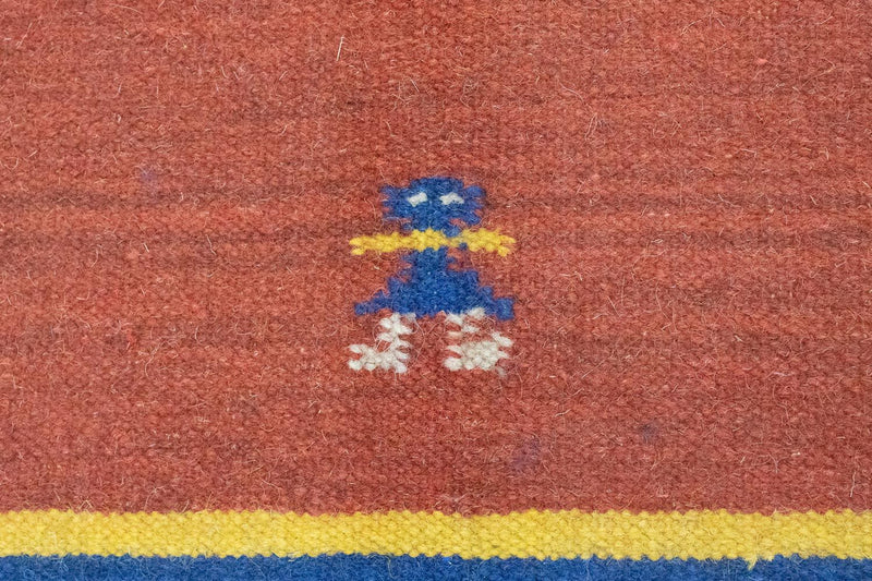 Moderne kilim Teppe 140x200cm - Ullteppe