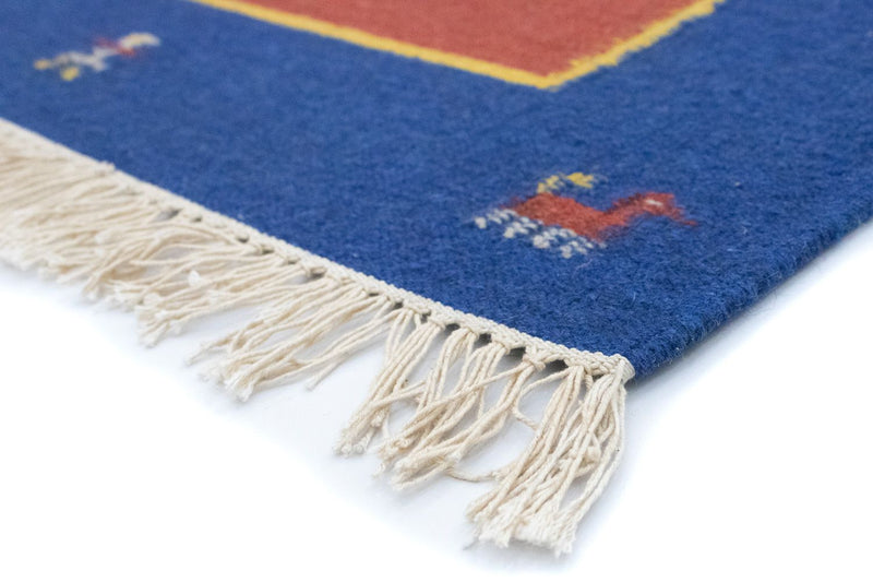 Moderne kilim Teppe 140x200cm - Ullteppe