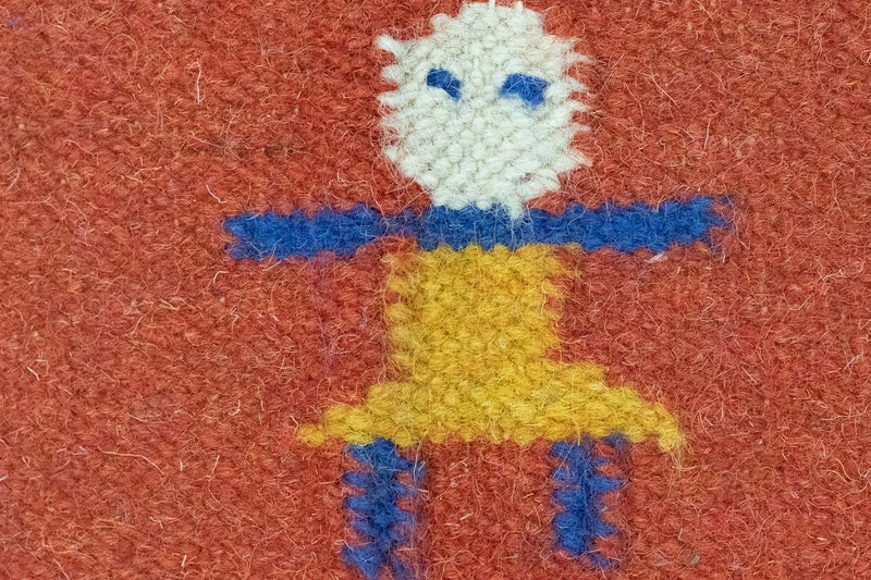 Moderne kilim Teppe 140x200cm - Ullteppe