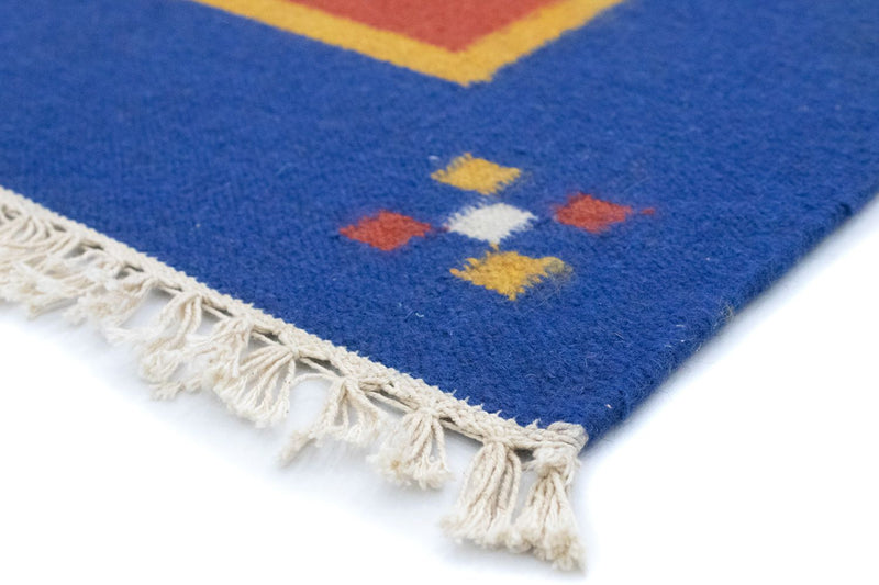 Moderne kilim Teppe 140x200cm - Ullteppe