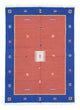Moderne kilim Teppe 140x200cm - Ullteppe