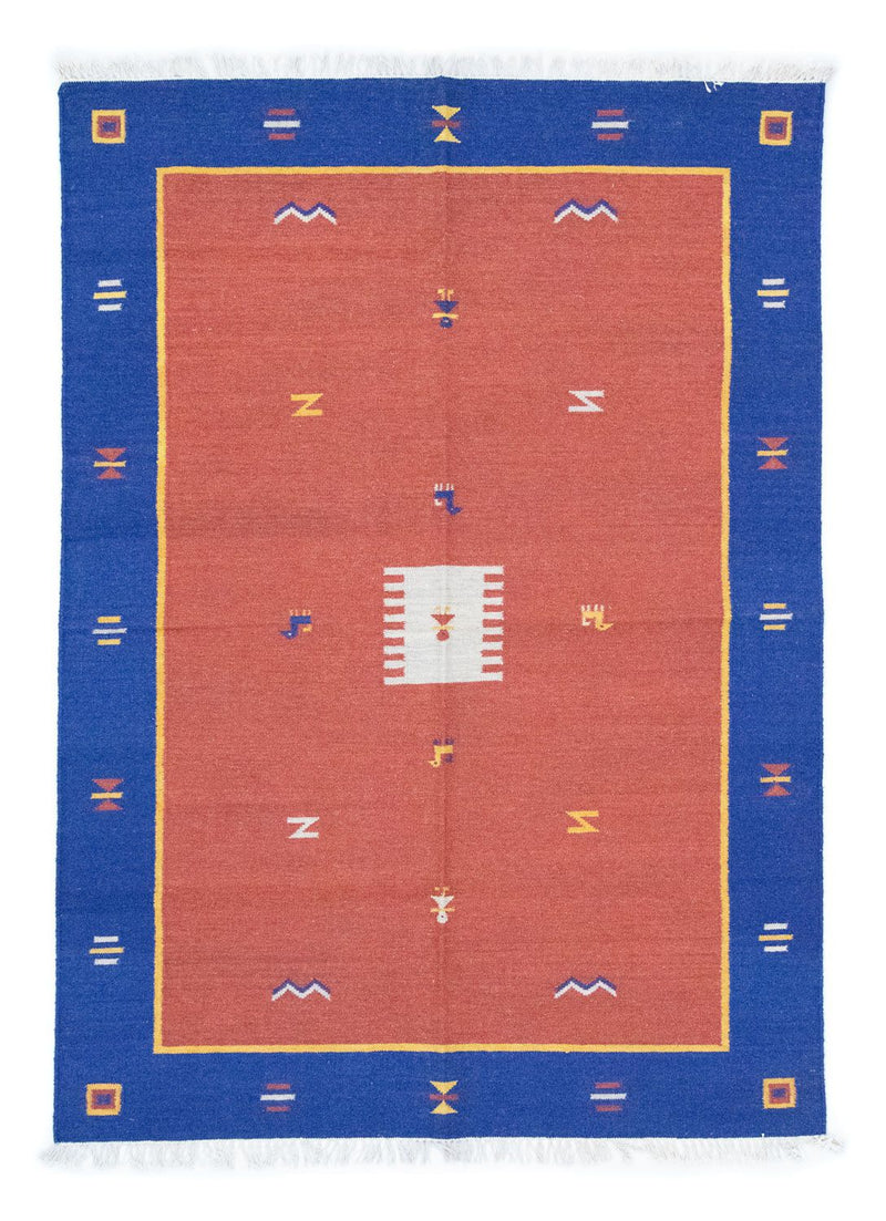 Moderne kilim Teppe 140x200cm - Ullteppe
