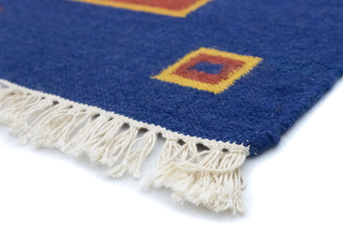 Moderne kilim Teppe 140x200cm - Ullteppe