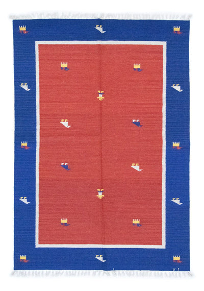 Moderne kilim Teppe 140x200cm - Ullteppe