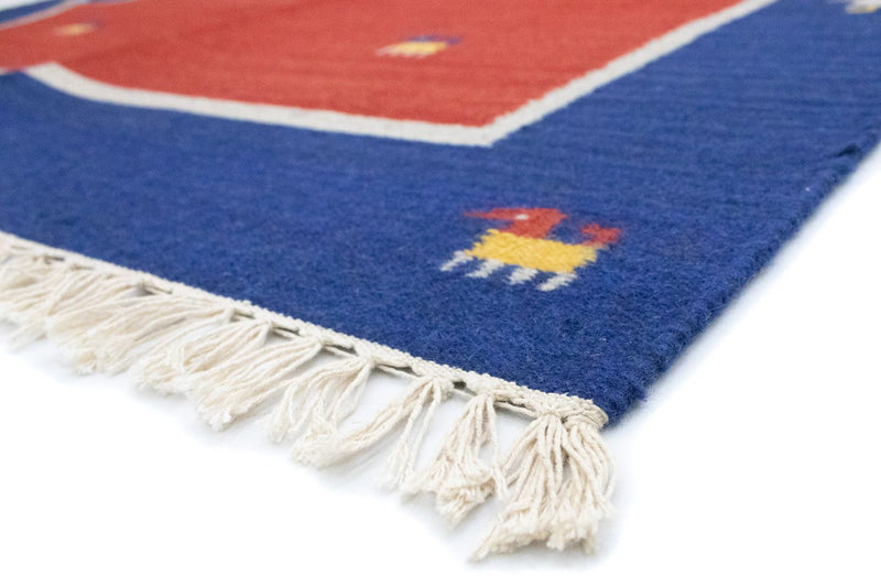 Moderne kilim Teppe 200x140cm - Ullteppe