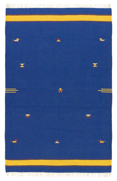Moderne kilim Teppe 120x180cm - Ullteppe