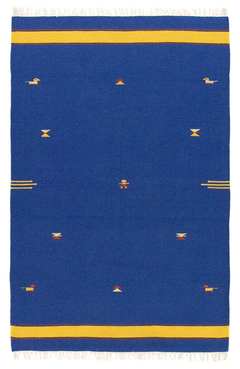 Moderne kilim Teppe 180x120cm - Ullteppe