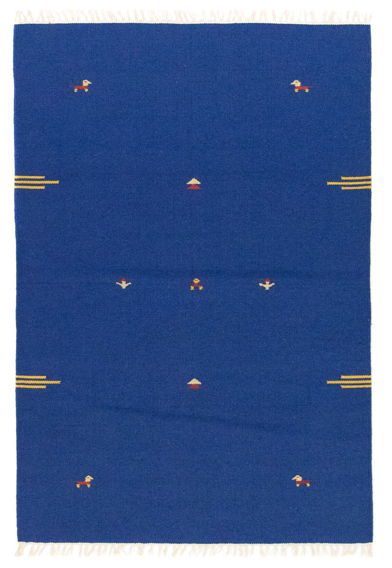 Moderne kilim Teppe 180x120cm - Ullteppe