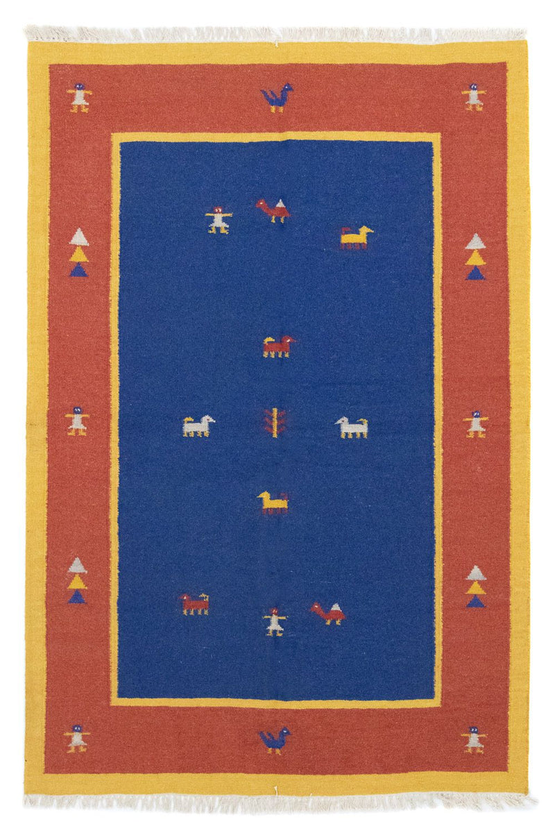 Moderne kilim Teppe 200x140cm - Ullteppe