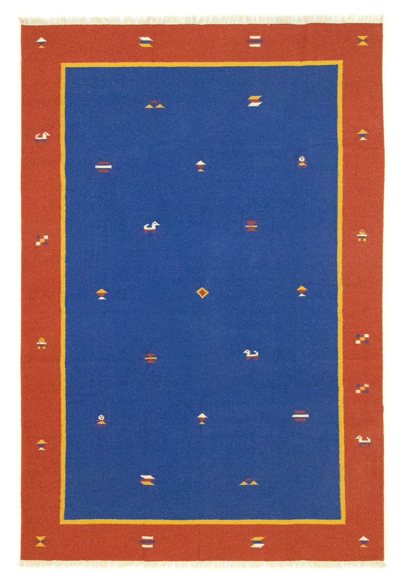 Moderne kilim Teppe 300x200cm - Ullteppe