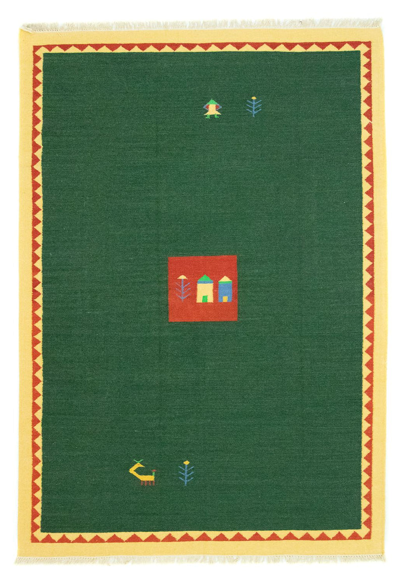 Moderne kilim Teppe 300x200cm - Ullteppe