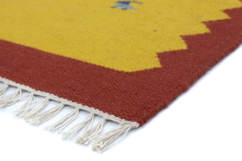 Moderne kilim Teppe 180x120cm - Ullteppe
