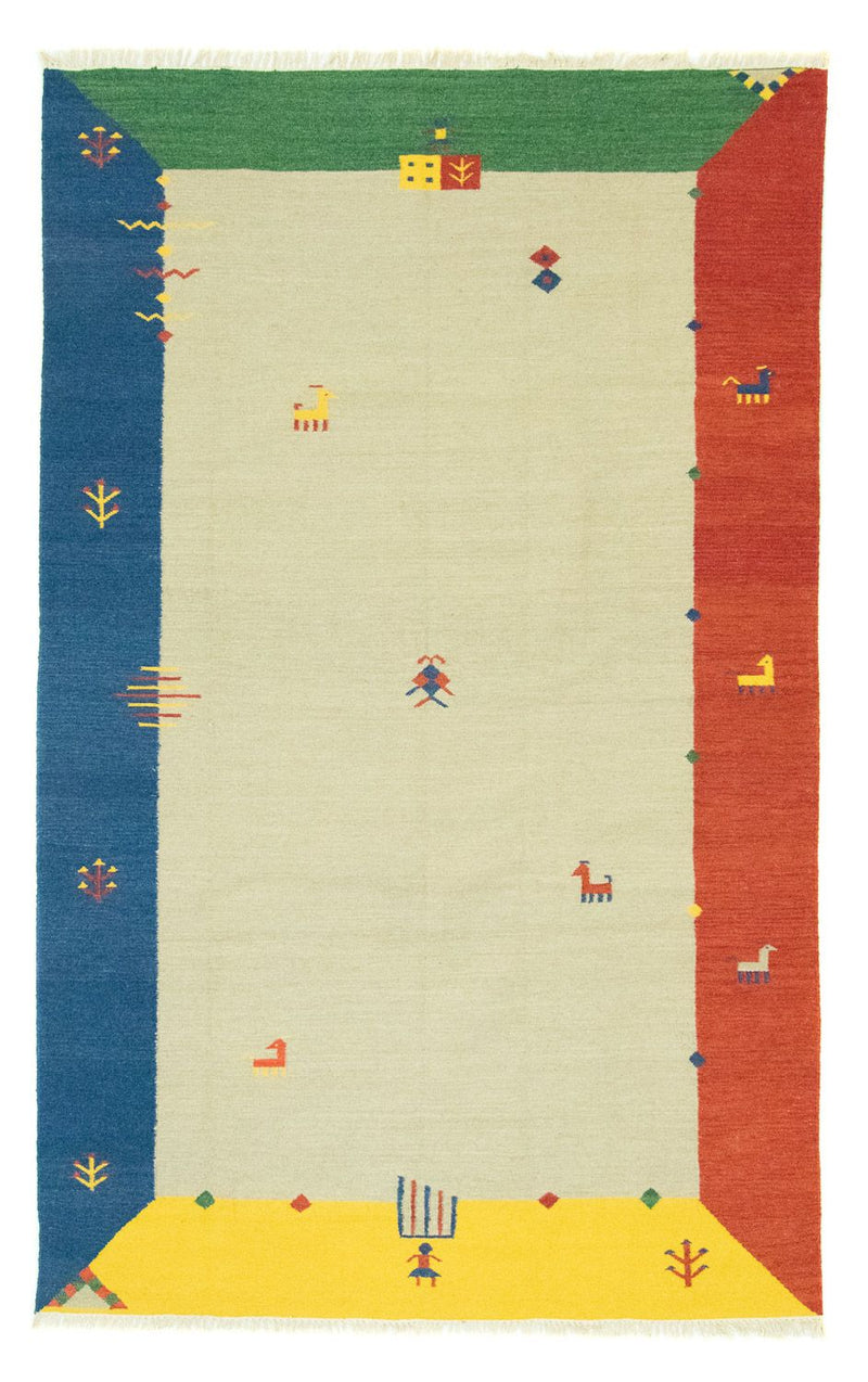 Moderne kilim Teppe 300x200cm - Ullteppe
