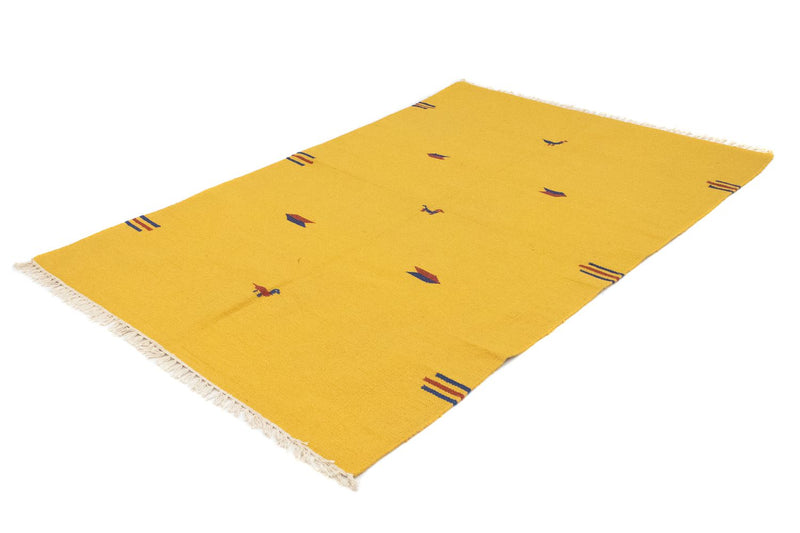 Moderne kilim Teppe 140x200cm - Ullteppe