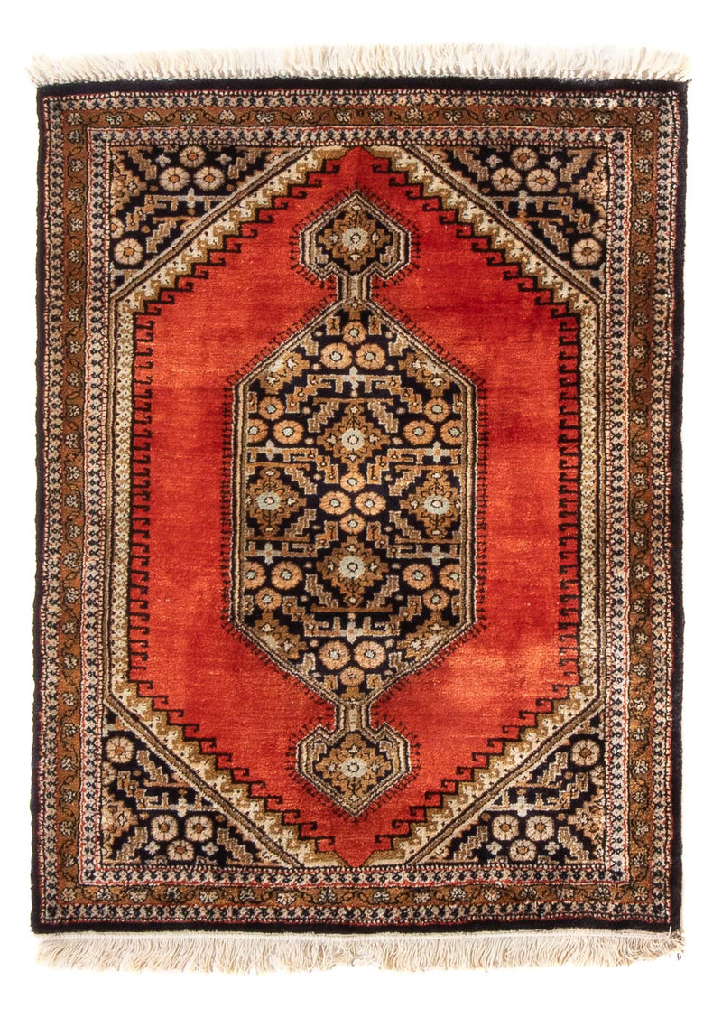 Qom silke Teppe 77x56cm - Persisk teppe